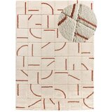 Universal Opečnato oranžno-kremno bela preproga 133x190 cm Brenda – Cene