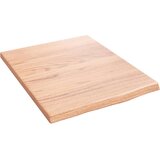  Stenska polica svetlo rjava 40x50x2 cm trdna hrastovina Cene