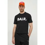 BALR. Bombažna kratka majica moški, črna barva