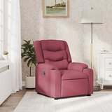  Naslonjač od tkanine crvena boja vina | shoptok.hr
