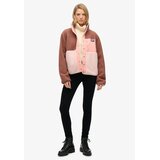 Superdry & Co Colour Block Fleece Jacket Ružičasta | shoptok.hr