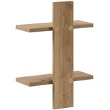  Zidna polica Hrast artisan 30 x 13.5 x 43 cm Prerađeno drvo | shoptok.hr