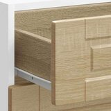 vidaXL Kuhinjska osnovna omarica Porto sonoma hrast inženirski les | Shoptok.si