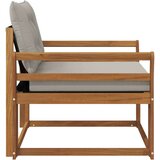  Set vanjskih sofa Čvrsto drvo akacije i Textilene Prirodna | shoptok.hr