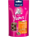 Vitakraft poslastica za mačke cat yums+ piletina i mačja trava 40g Cene