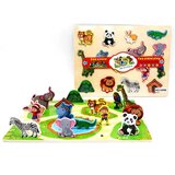 Magic Toys Dvostrana slagalica u obliku životinjskog stabla | shoptok.hr