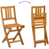  Vanjske bistro stolice 4 pcs Prirodna 40 x 42 x 85 cm | shoptok.hr