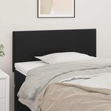  Uzglavlje crno 100x5x78/88 cm od umjetne kože | shoptok.hr