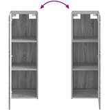  Set ormarića za kupaonicu 4 pcs Siva Sonoma 43 x 11,5 x 60,5 cm | shoptok.hr