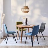 XORA stol, kovina, tekstil modra, črna | Shoptok.si