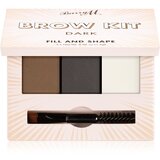 Barry M Fill and Shape Brow Kit set za oblikovanje obrvi odtenek Dark 3x1,5 g Cene