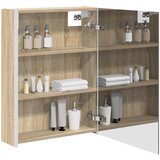  Kupaonski ormar s ogledalom Sonoma hrast 53,5 x 15,5 x 70 cm | shoptok.hr