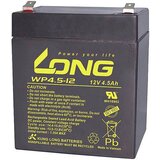 Long WP4.5-12 WP4.5-12 svinčeni akumulator 12 V 4.5 Ah svinčevo-koprenast (Š x V x G) 90 x 107 x 70 mm ploščati vtič 4\,8 mm nizko samopraznjenje\, brez vzdrževanja, (20438369) | Shoptok.si
