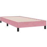  posteljni okvir brez vzmetnice roza 90x210 cm žamet, (21829378) | Shoptok.si