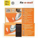 Fix-o-moll kombinirani komplet čičak trake (d x š: 150 x 20 mm, crne boje, lijepljenje glačanjem) Cijene