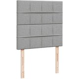 vidaXL Krevet s oprugama i madracem svjetlosivi 100x200 cm od tkanine | shoptok.hr