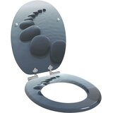  Toaletni pokrov s tiho zaporo 2 pcs Siva 44 x 38 cm MDF plošča, (5000207976) | Shoptok.si