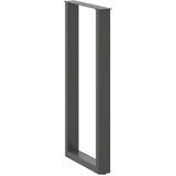  Noge za barski stol U-oblika 2 kom antracit 40 x (100-101) cm čelik | Eponuda.com
