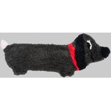 bitten Fluffy Suasage Dog Preproga black u