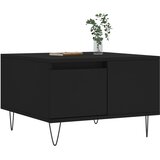  Stolić za kavu crni 55 x 55 x 36,5 cm od konstruiranog drva | shoptok.hr