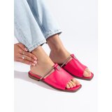 Shelvt Women's Pink Flat Flip Flops Cijene