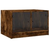  Stolić za kavu sa staklenim vratima boja hrasta 68x50x42 cm | shoptok.hr