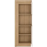 Mömax Vitrina Lyon Hell Bela/hrast | Shoptok.si