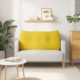  Jastuk za leđa Svijetlo žuta 120 x 24 x 50 cm tkanina | shoptok.hr