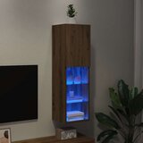 TV ormarić s LED svjetlima boja hrasta artisan 30,5x30x102 cm | Eponuda.com