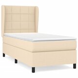 Maison Chic Box spring postelja - Vzmetna postelja z vzmetnico krem 90x200 cm blago SL19949, (21881564) | Shoptok.si