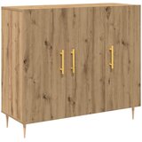  Kreveta Umjetnički hrast 90 x 34 x 80 cm Konstruirano drvo | Eponuda.ba