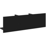  Zidni ormarić crni 100 x 16,5 x 30 cm od konstruiranog drva | shoptok.hr