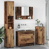 vidaXL Set namještaja za kupaonicu 4 pcs Staro drvo 30 x 35 x 192 cm | shoptok.hr
