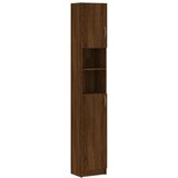 vidaXL Kopalniška omarica rjav hrast 32x25,5x190 cm konstruiran les, (20671915) Cene