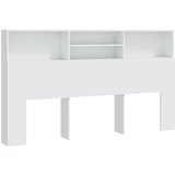 Maison Chic vzglavna omarica - nočna omarica - posteljna omarica bela 180x19x103,5 cm, (21705067) Cene