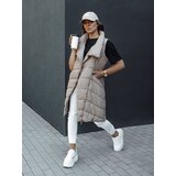 DStreet Kamizelka damska pikowana SERKIS beżowa | Shoptok.si