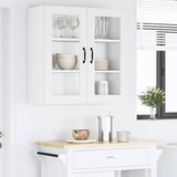  Zidni stakleni ormarić PORTO Bijelo 80 x 31 x 80 cm | Eponuda.com