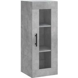  Visoka komoda siva betona 34 5x34x180 cm od konstruiranog drva | shoptok.hr