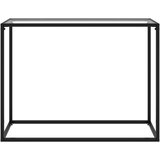 Maison Chic konzolna miza - miza ob steni prozorna 100x35x75 cm kaljeno steklo, (21785879) Cene