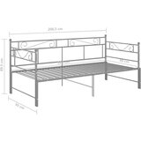 Za krevet na razvlačenje sivi metalni 90 x 200 cm | shoptok.hr