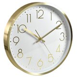  Sat zidni 30 cm bijelo/zlatni | shoptok.hr
