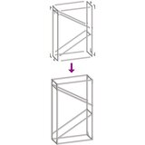  stojalo za drva antracit 60x25x100 cm hladno valjano jeklo | Shoptok.si