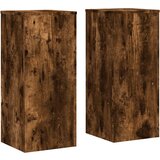 Furnova Stojalo za rastline 2 kosa dimljeni hrast 30x30x70 cm inž. les, (21921989) | Shoptok.si