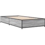  Okvir za krevet boja hrasta 75x190 cm konstruirano drvo i metal | shoptok.hr
