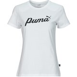 Puma majice s kratkimi rokavi ESS BLOSSOM SCRIPT TEE Bela cene