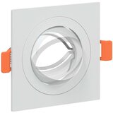vidaXL Vgrajeni reflektorji 24 kosov Kvadrat GU10 Bela 91x91 mm | Shoptok.si