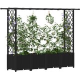  Povišeni krevet s mrežom i krovom Crna 203 x 40 x 138 cm PP | shoptok.hr