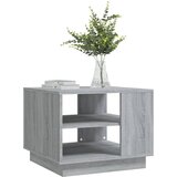  Stolić za kavu siva boja hrasta 55x55x43 cm konstruirano drvo | shoptok.hr