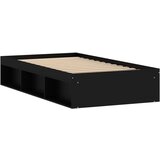 vidaXL Posteljni okvir črn 90x200 cm | Shoptok.si