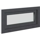  Prozor za podrum RISOR 80 x 40 cm PVC i staklo Antracit - Antracit 80 x 40 cm s dvostrukim staklenjem | shoptok.hr